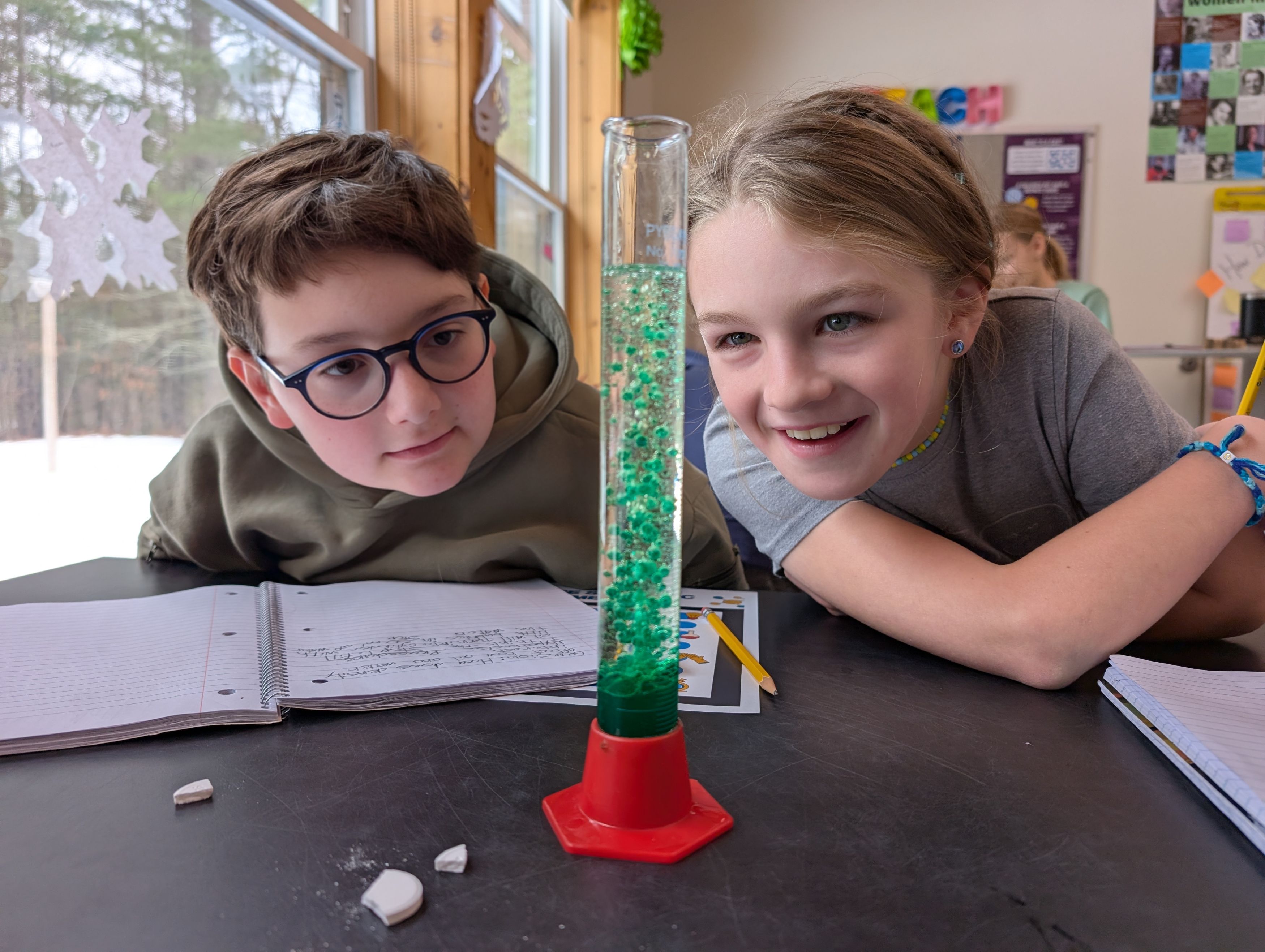 Student engage in hands on STEM every day.